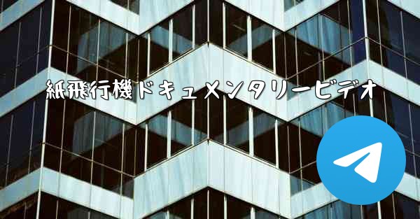 紙飛行機ドキュメンタリービデオ