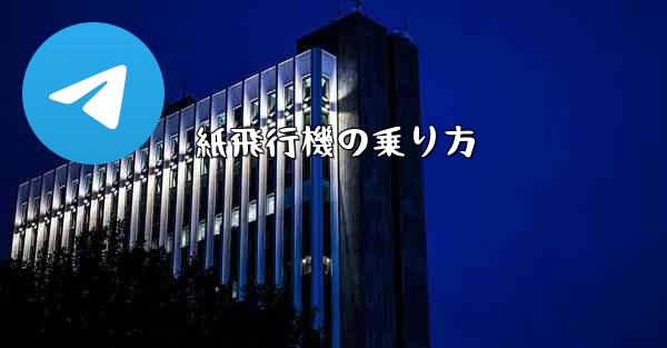 紙飛行機の乗り方