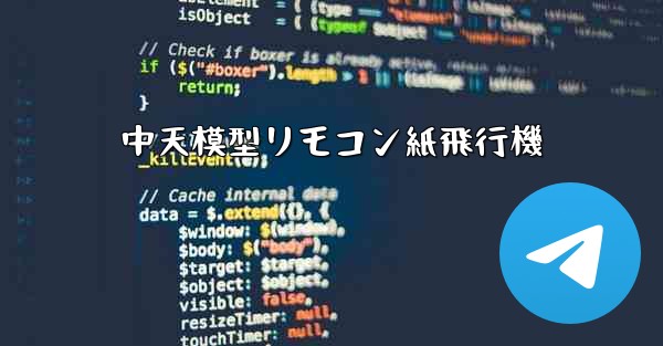 中天模型リモコン紙飛行機
