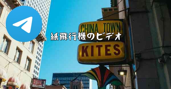 紙飛行機のビデオ