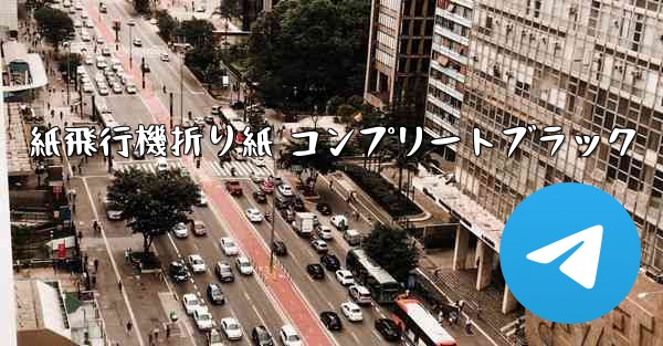 紙飛行機折り紙 コンプリートブラック