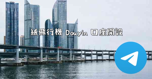 紙飛行機 Douyin 口座開設