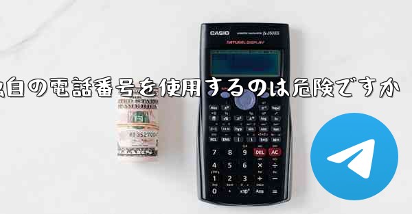 紙飛行機が独自の電話番号を使用するのは危険ですか