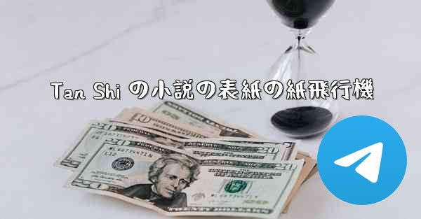 Tan Shi の小説の表紙の紙飛行機