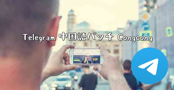 Telegram 中国語パッチ Congcong