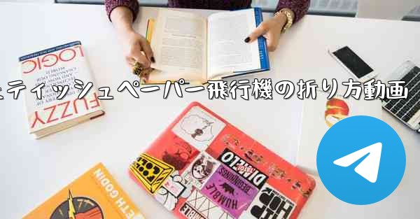 ナイフを使ったティッシュペーパー飛行機の折り方動画