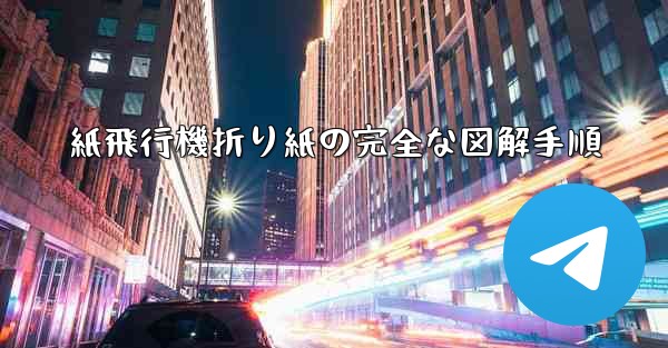 紙飛行機折り紙の完全な図解手順