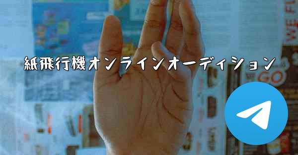 紙飛行機オンラインオーディション