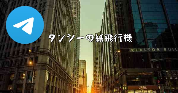 タンシーの紙飛行機