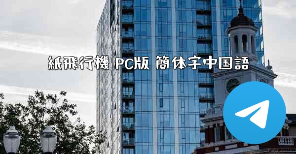 紙飛行機 PC版 簡体字中国語