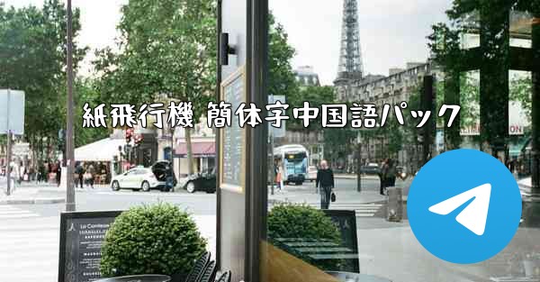 紙飛行機 簡体字中国語パック