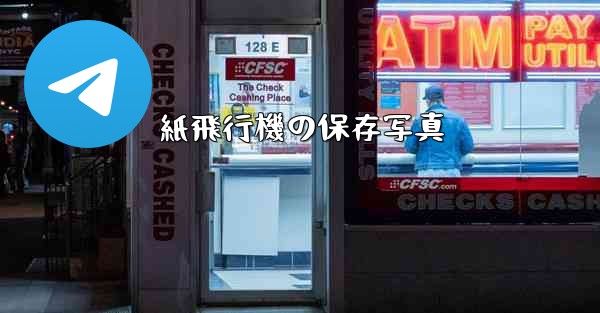 紙飛行機の保存写真