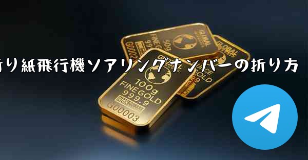 折り紙飛行機ソアリングナンバーの折り方