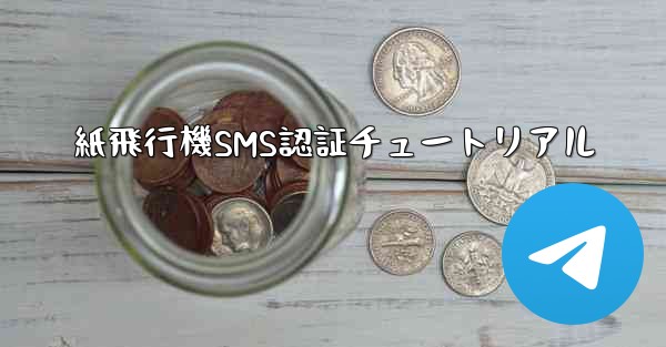 紙飛行機SMS認証チュートリアル