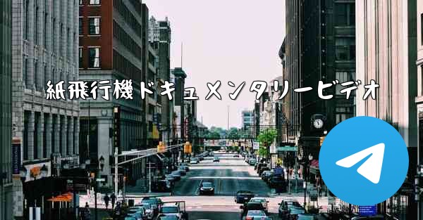 紙飛行機ドキュメンタリービデオ