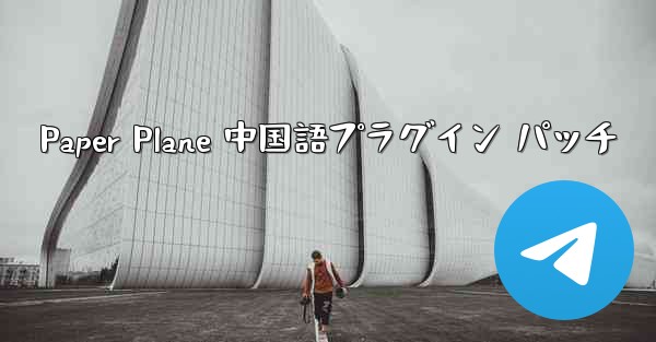 Paper Plane 中国語プラグイン パッチ