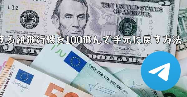 回転する紙飛行機を100飛んで手元に戻す方法