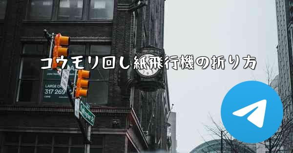 コウモリ回し紙飛行機の折り方