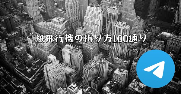 紙飛行機の折り方100通り