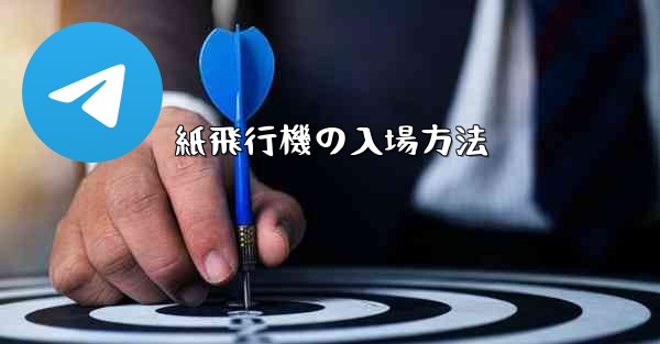 紙飛行機の入場方法