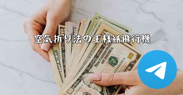 空気折り法の王様紙飛行機