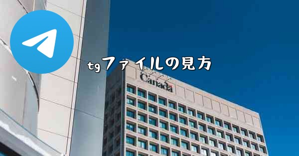 tgファイルの見方